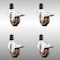 Service Caster 3 Inch 316SS High Temp Glass Filled Nylon 1-5/8 Inch Stem Caster Set Lock Brake SCC-SS316TTLEX20S314-GFNSHT-158-4 - alternate 4